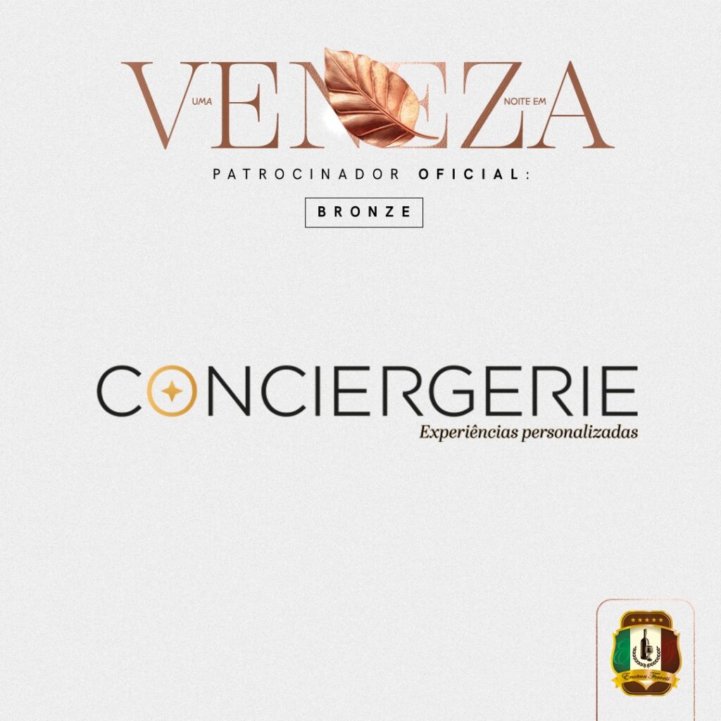 Uma noite em veneza, patrocinador oficial na cota bronze: Conciergerie